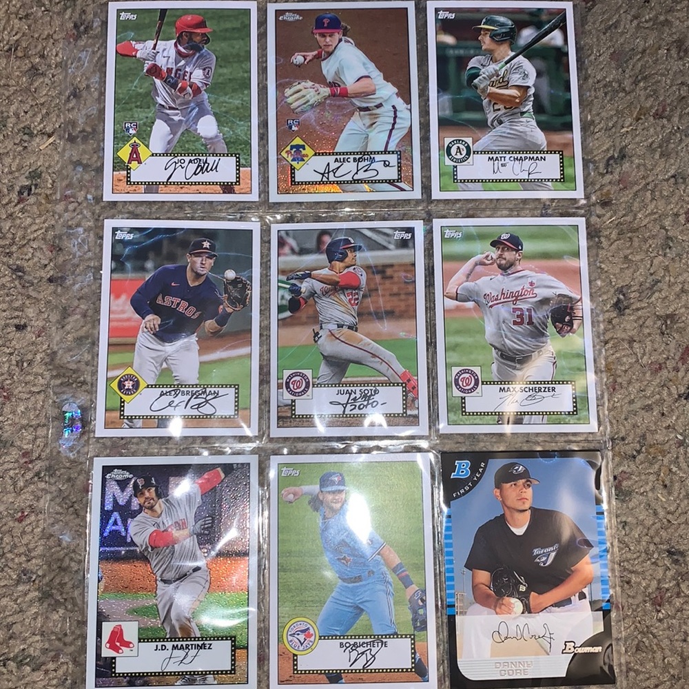 Autograph Topps Baseball Cards!
